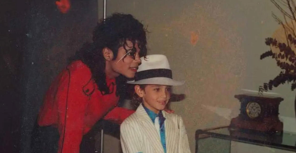 Jackson with Wade Robson (Getty Images)