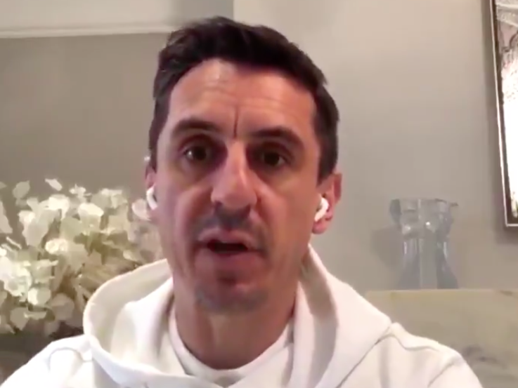 Gary Neville appears on Sky Sports: Sky Sports