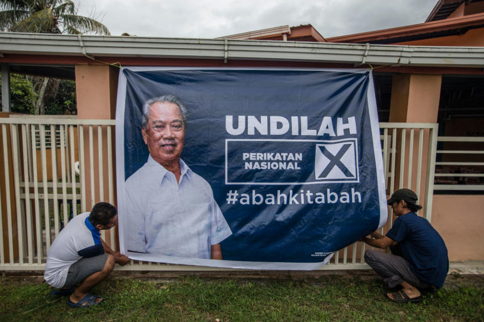 This election will also be a litmus test for Muhyiddin whose post as prime minister is being tested following Anwar’s claim which comes at the worst possible time. — Picture by Firdaus Latif