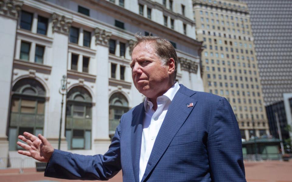 Geoffrey Berman was forced to resign last month by Attorney General Bill Barr and President Donald Trump - AP