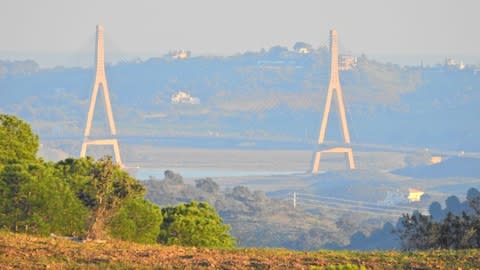 The Guadiana International Bridge - Credit: getty