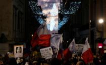 Demonstration to demand justice over the murder of journalist Daphne Caruana Galizia in Valetta