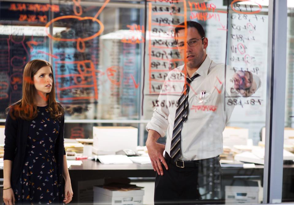 Anna Kendrick and Ben Affleck in The Accountant, 2016.