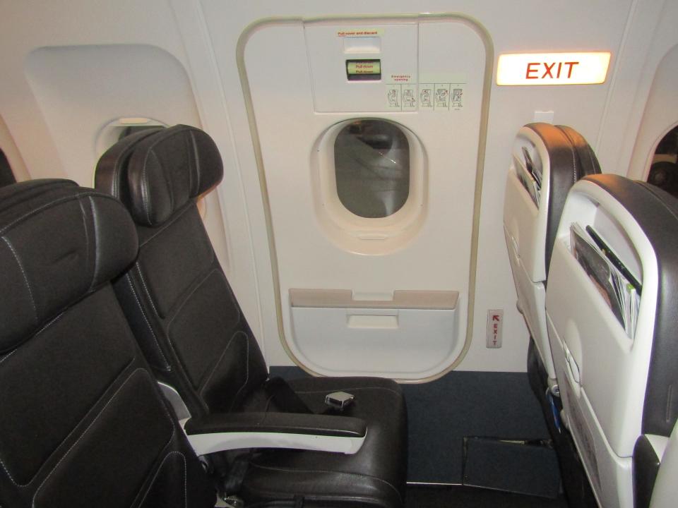 British Airways Airbus A320 exit row