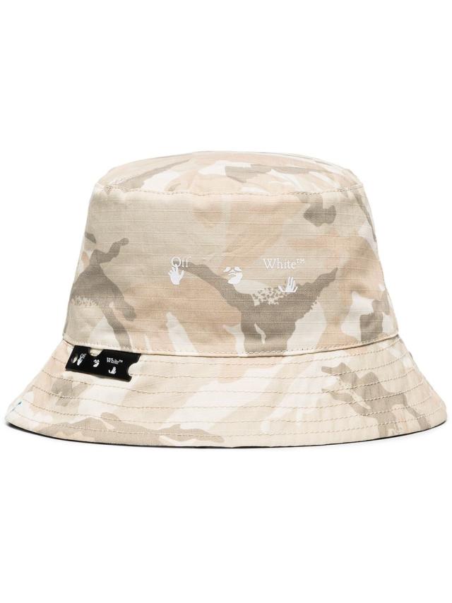 Off-White c/o Virgil Abloh Logo Bucket Hat In Black for Men