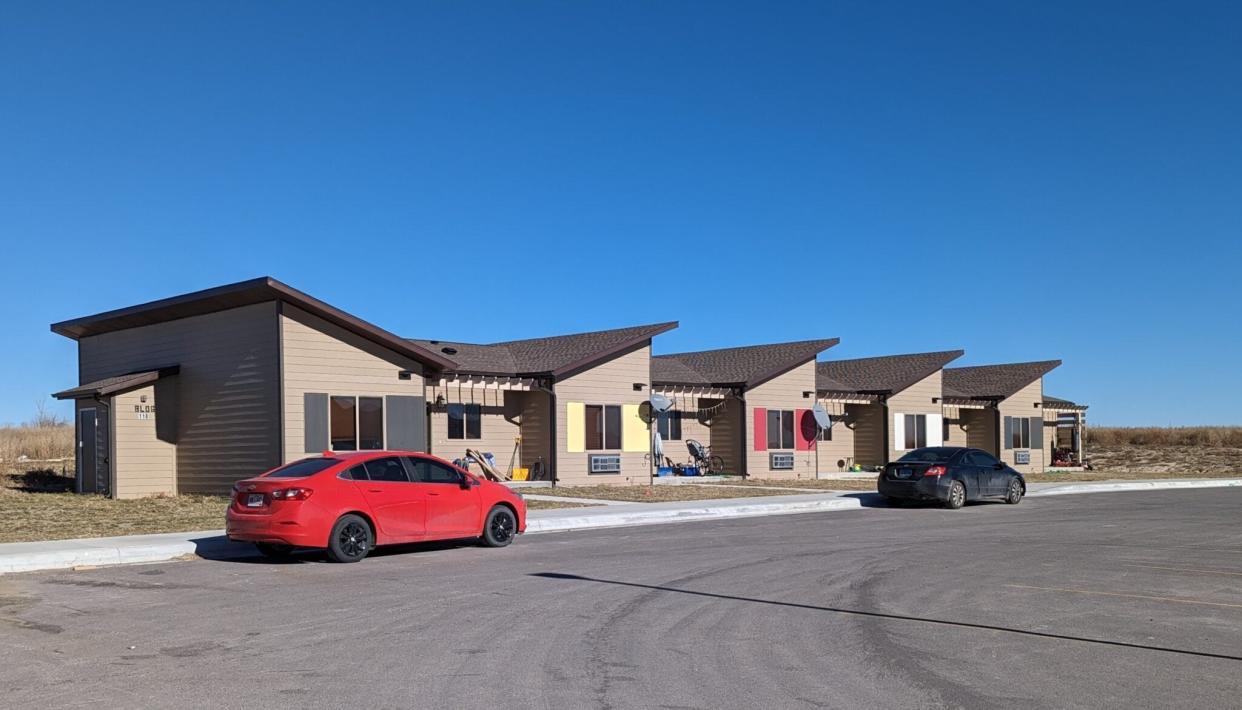 Teacher homes on the Pine Ridge Reservation.