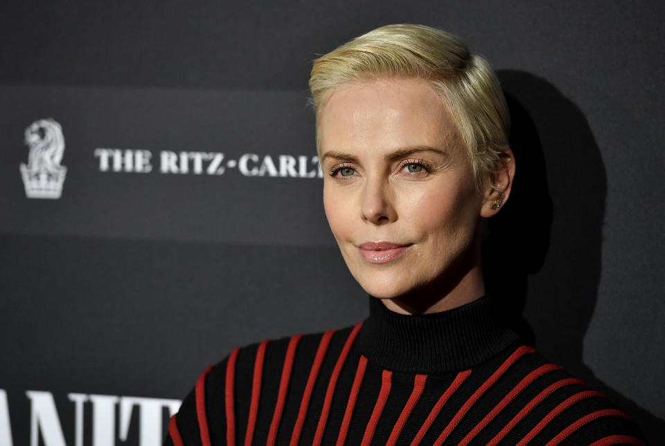 CENTURY CITY, CALIFORNIA - FEBRUARY 04: Charlize Theron attends Vanity Fair: Hollywood Calling - The Stars, The Parties And The Power Brokers  at Annenberg Space For Photography on February 04, 2020 in Century City, California. (Photo by Frazer Harrison/Getty Images)