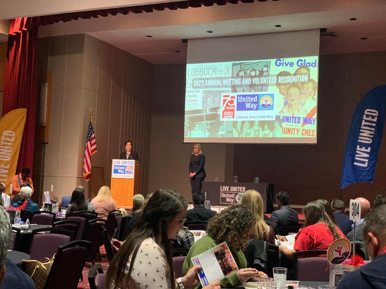 Lubbock Area United Way hosted their 75th Anniversary Celebration with Annual Meeting and Volunteer Recognition at the Lubbock Memorial Civic Center on Thursday.