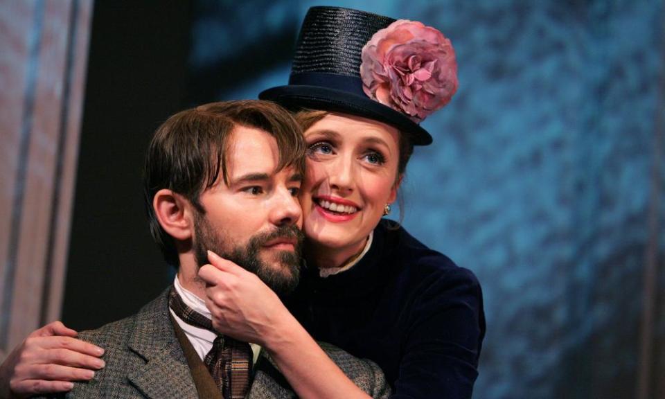 Daniel Evans (George) and Jenna Russell (Dot) in Sunday In The Park With George at Wyndham’s theatre in London (2006).