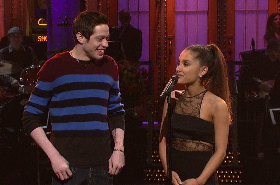 Pete Davidson and Ariana Grande