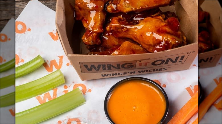 Wing It On! box of wings