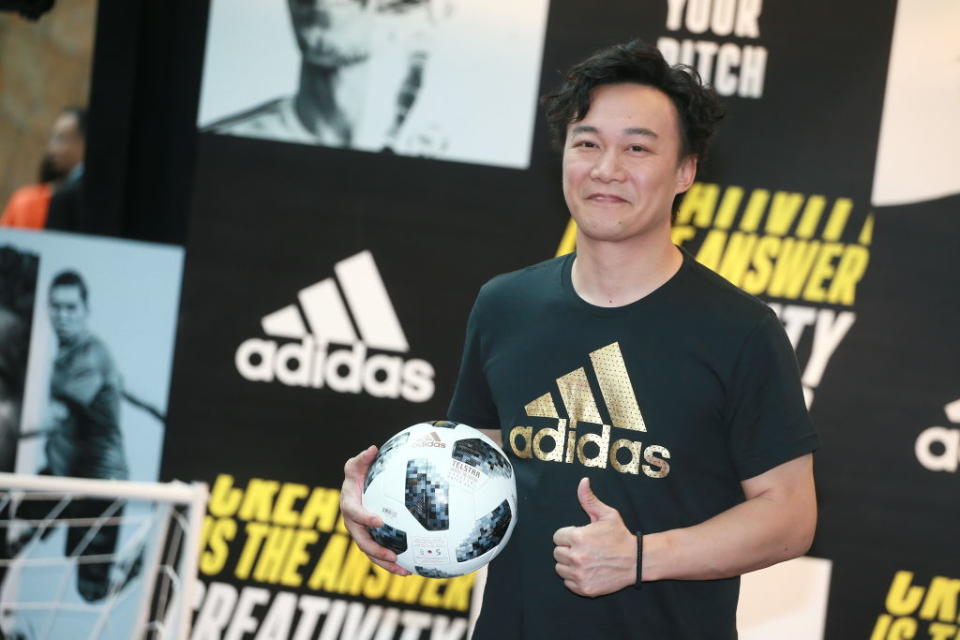 知名香港歌手陳奕迅與合作多年的adidas割席