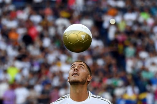 Eden Hazard was introduced to Real Madrid fans in July but has yet hit his stride at the club