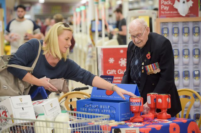 Mr Jones was captured by the Germans and transferred to Auschwitz in 1942 (Ben Birchall/PA)