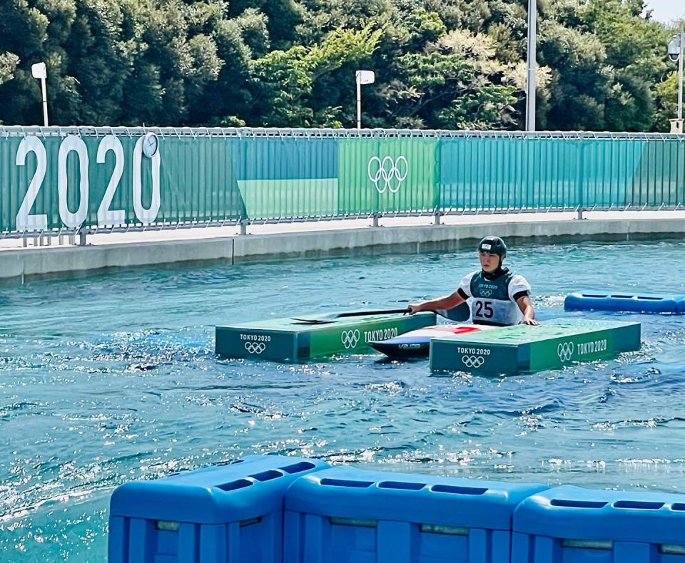 張筑涵出賽2020東京奧運（圖片來源：張筑涵）