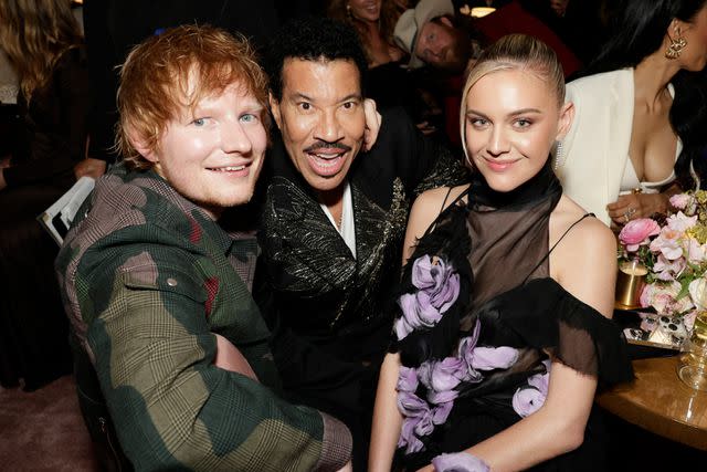 <p>Francis Specker/CBS</p> Ed Sheeran, Lionel Richie and Kelsea Ballerini