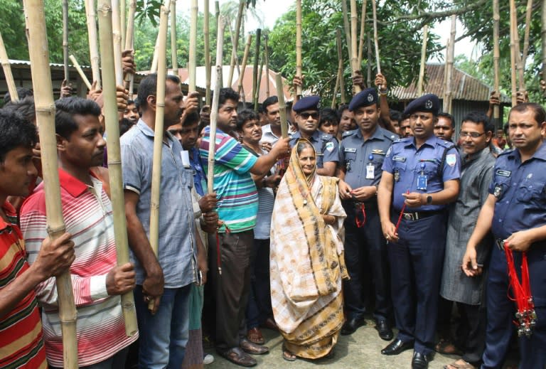 Police in western Bangladesh in mid-June 2016 armed villagers with bamboo sticks and whistles in an effort to deter Islamist militants from attacking people of minority faiths