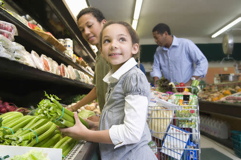 <span class="caption">A good diet is key for a child's well-being.</span> <span class="attribution"><a class="link " href="https://www.shutterstock.com/image-photo/man-shopping-son-daughter-supermarket-149629991?src=Oy4Q4lWu1Gp9R3zioJoNvw-1-9" rel="nofollow noopener" target="_blank" data-ylk="slk:Shutterstock;elm:context_link;itc:0;sec:content-canvas">Shutterstock</a></span>