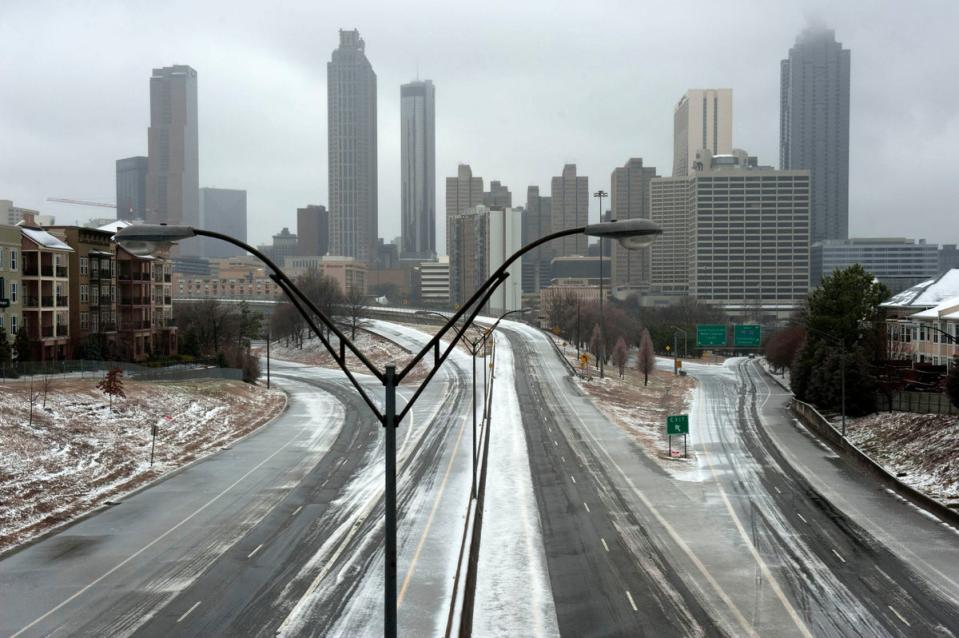 Atlanta officials approved the police training centre with little community input, part of what activists call ‘The Atlanta Way’ of elite dealmaking (Getty Images)