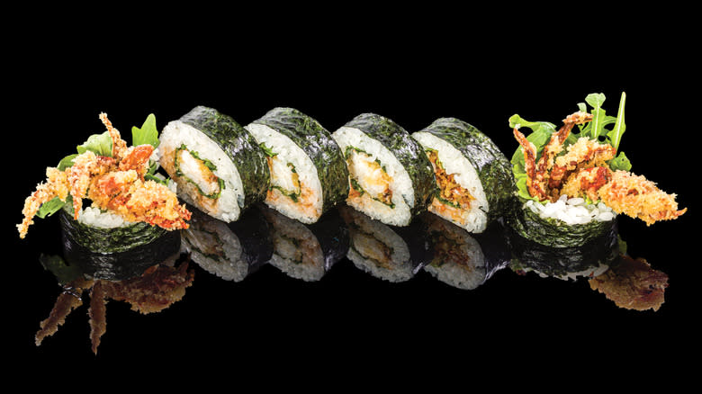 Spider roll sushi