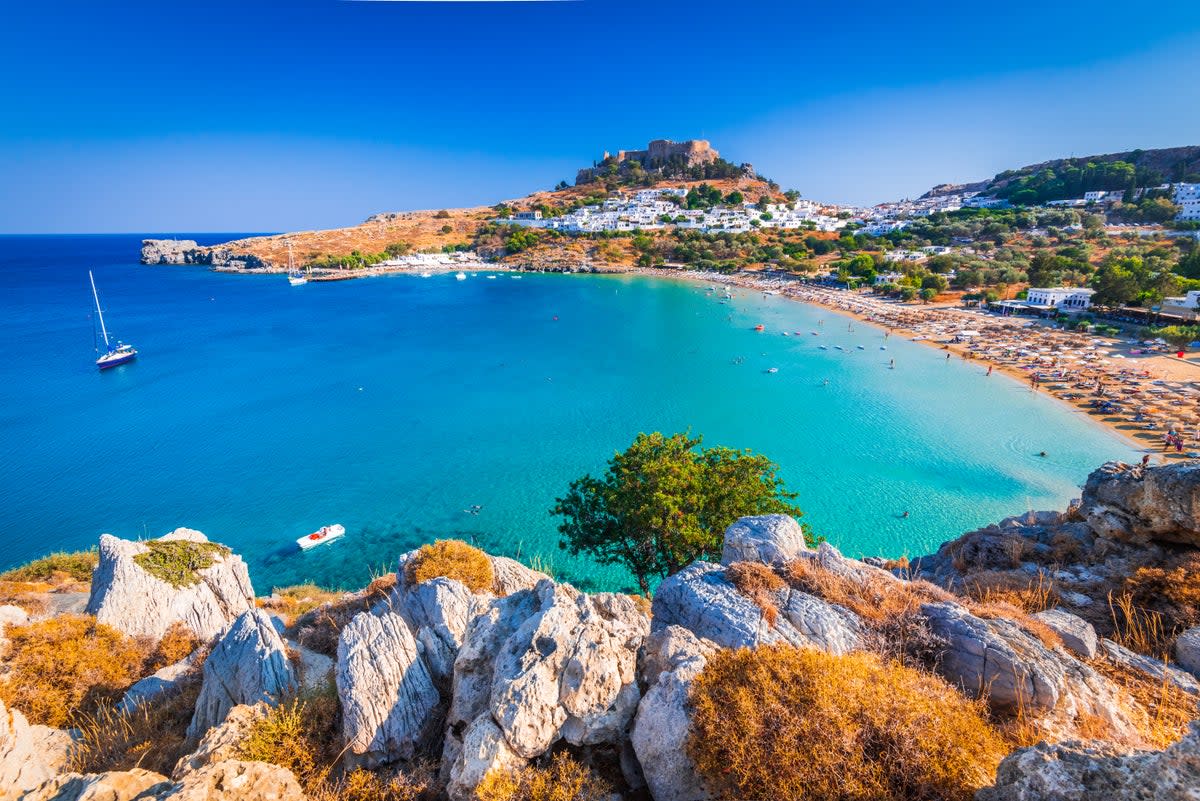 File picture of a beach on Rhodes (Getty Images/iStockphoto)