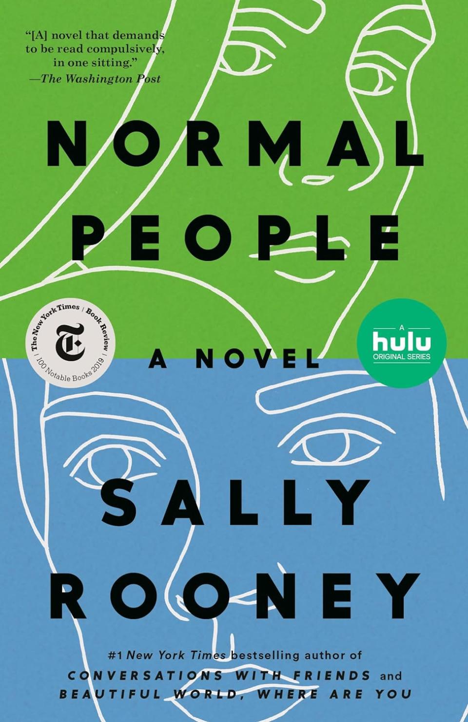 Normal People by Sally Rooney (books that are movies and shows)