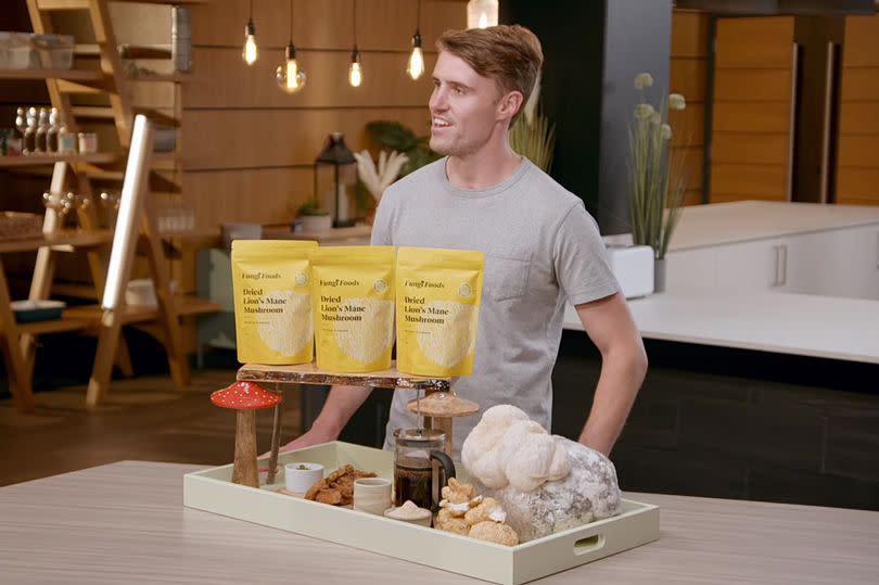 Gareth Griffith-Swain on  Channel 4's ‘Aldi’s Next Big Thing’ with his Fungi Foods product, dried Lion’s Mane mushroom
