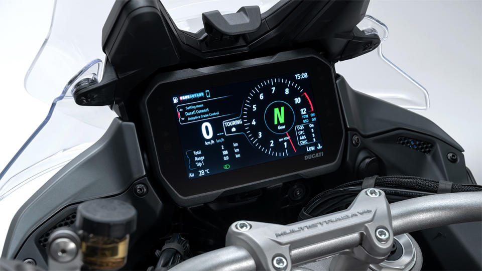 車主可透過Ducati Connect 應用程式與智慧型手機同步。（圖／Ducati提供）