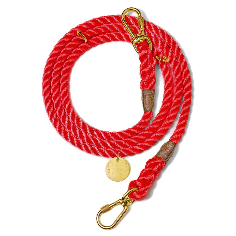 <p><a href="https://www.foundmyanimal.com/collections/adjustable-leashes/products/red-rope-dog-leash-adjustable" rel="nofollow noopener" target="_blank" data-ylk="slk:Shop Now;elm:context_link;itc:0;sec:content-canvas" class="link ">Shop Now</a></p><p>Red Rope Dog Leash, Adjustable</p><p>foundmyanimal.com</p><p>$54.00</p>