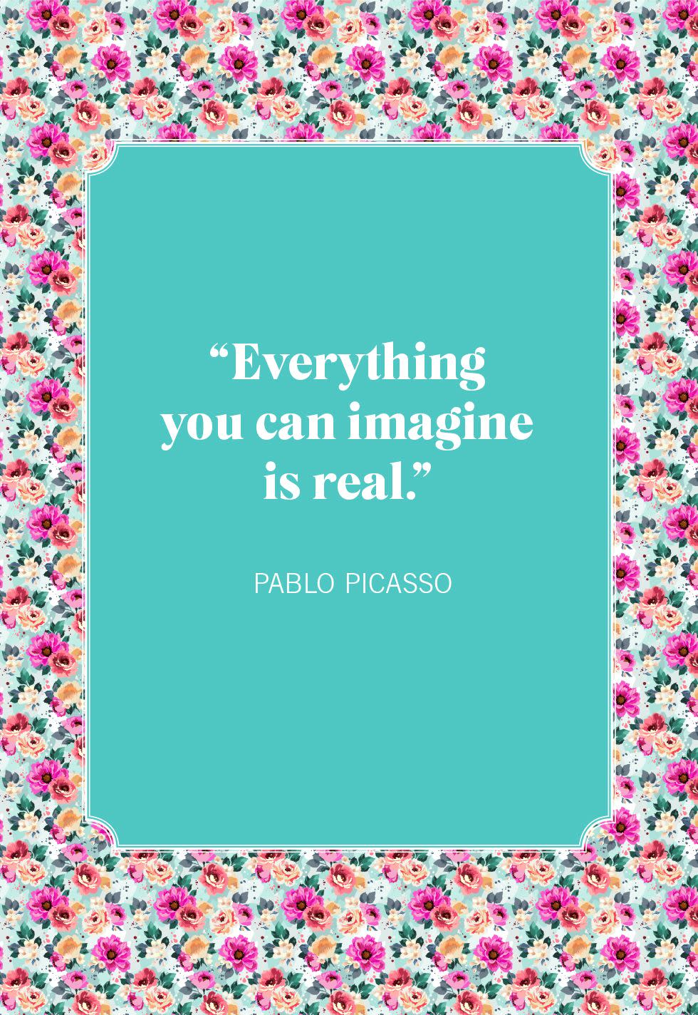 short inspirational quotes pablo picasso