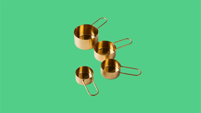 Best hostess gifts: brass measuring cups