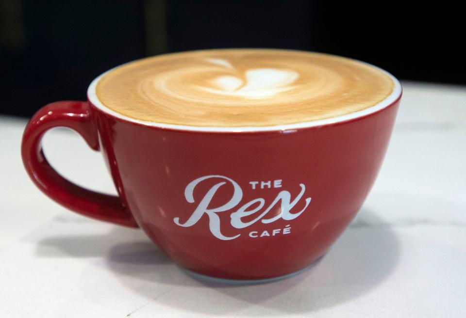 The Rex Café is now open. The new coffee shop is located inside The Rex Theater, which is now home to Generation Church.