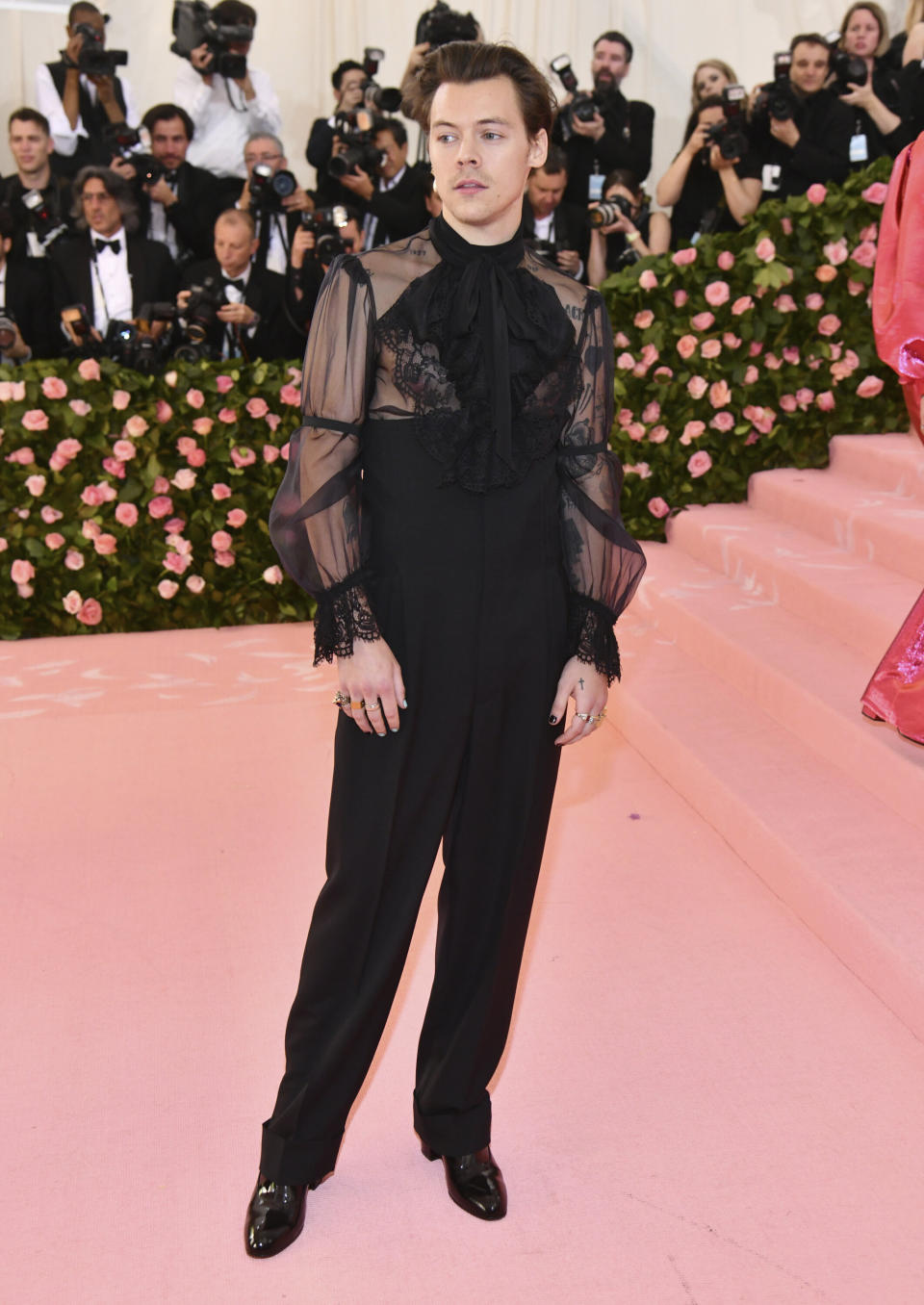 Harry Styles at the Met Gala in New York on May 6.