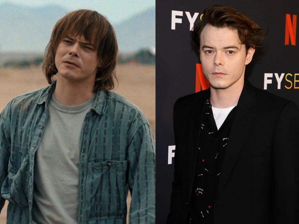 Charlie Heaton as Jonathan Byers in "Stranger Things" season four.