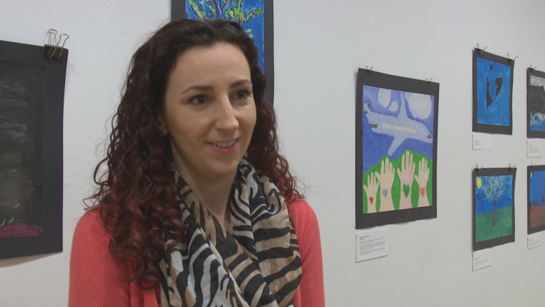 Newcomer students share personal stories through art at Mackenzie Hall