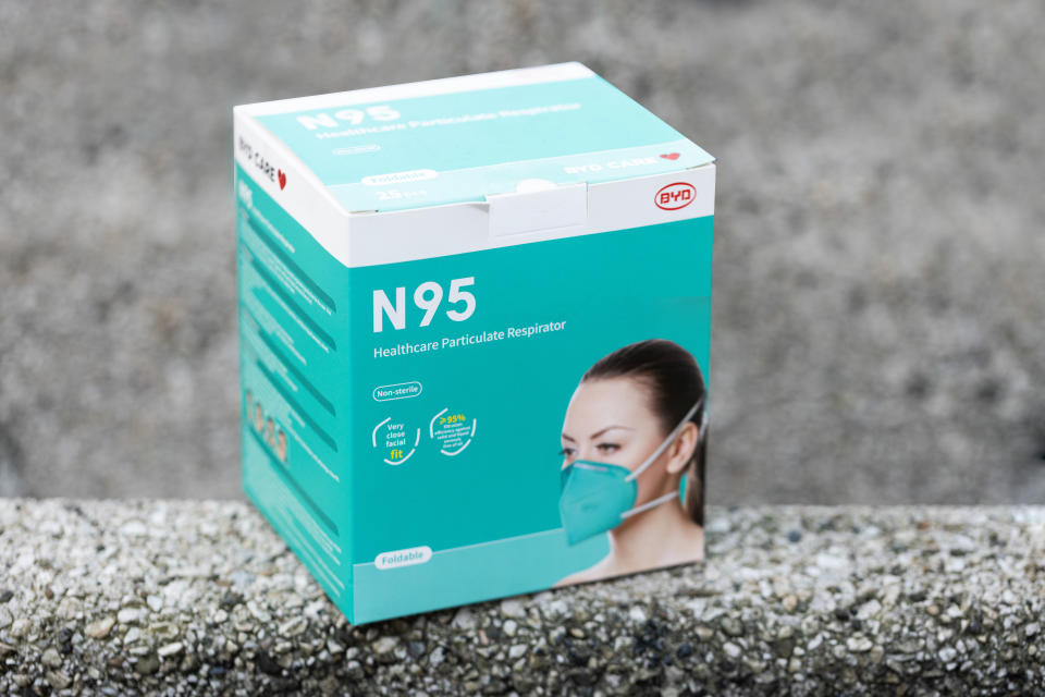 N95 masks to be distributed by Temasek Foundation. (PHOTO: Temasek Foundation)