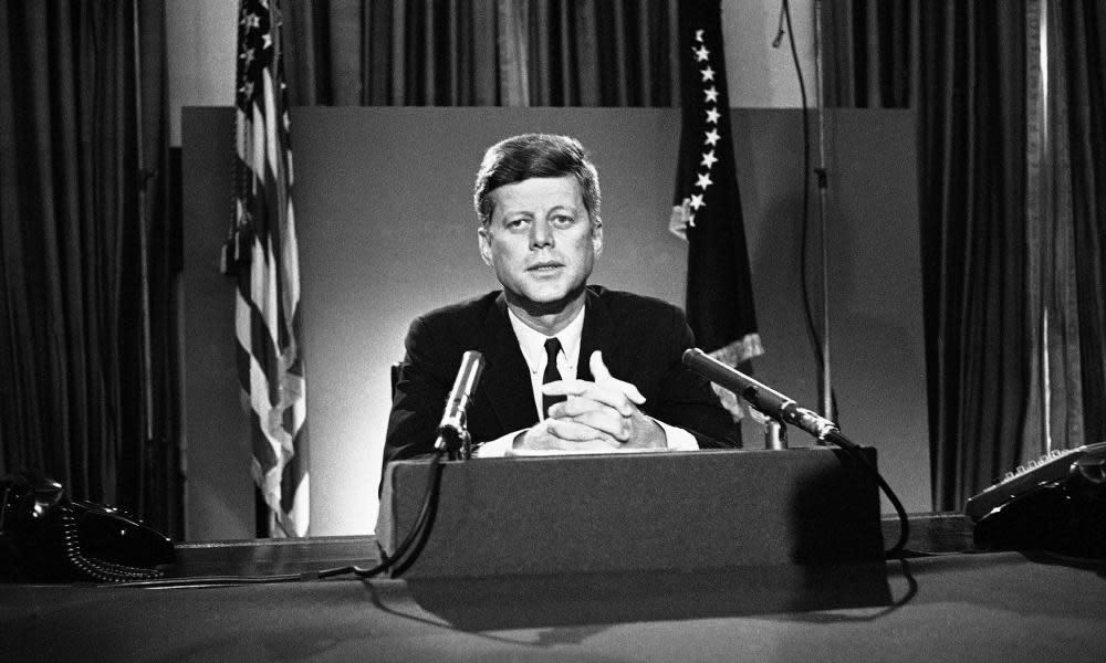 US president John F Kennedy in 1963.