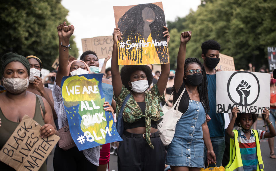 Die antirassistischen Proteste gingen um den Globus. Auch in Deutschland, wie hier in Berlin, wurde demonstriert. (Bild: Steffi Loos/Getty Images)