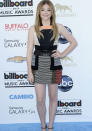 Best dressed: Chloe Moretz was on-trend in a patterned Fendi SS13 mini dress.