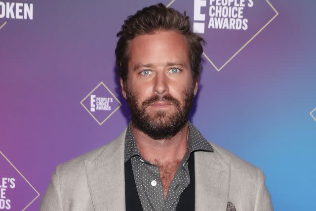 <p>Todd Williamson/E! Entertainment/NBCU Photo Bank via Getty</p> Armie Hammer in 2020