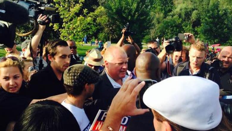 Rob Ford apologizes for Ford Fest clash between fans, LGBT activists