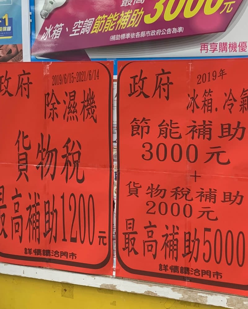 今起「 節能電器貨物稅減徵申請 」開跑 最高可退2000元