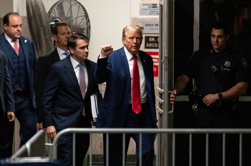 Madeleine Westerhout was in the White House when the story first broke, accusing Donald Trump of using his former lawyer Michael Cohen to facilitate payments to former adult film actress Stormy Daniels, who’s real name is Stephanie Clifford. Pool photo by Jeenah Moon/UPI