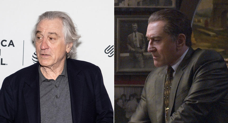  Scorsese's VFX team has rolled back the years on Robert De Niro for &lt;i&gt;The Irishman&lt;/i&gt;. (Ira L. Black/Corbis via Getty Images/Netflix)