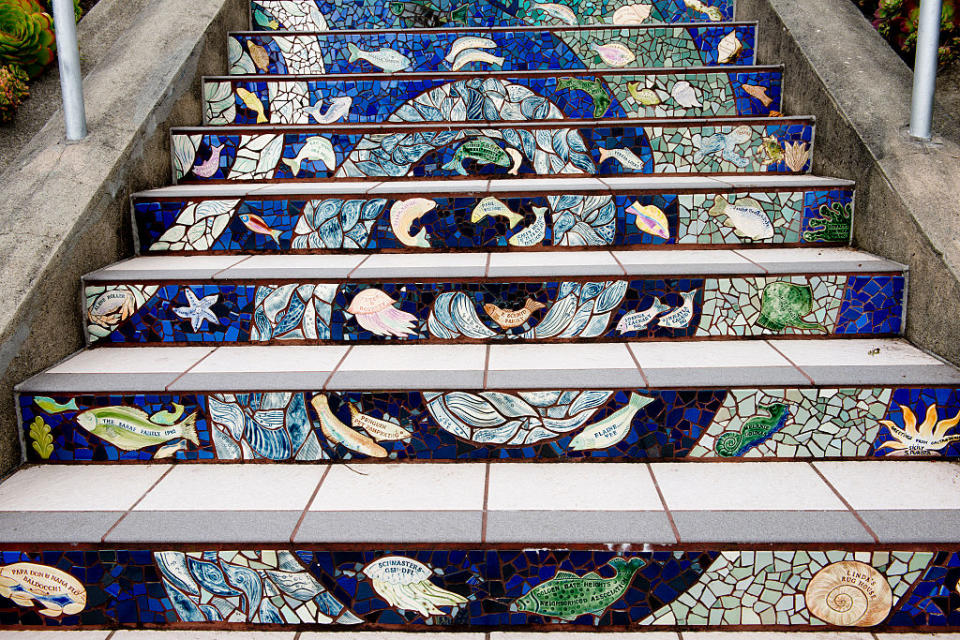 Number eight: 16th Avenue tiled steps in San Francisco