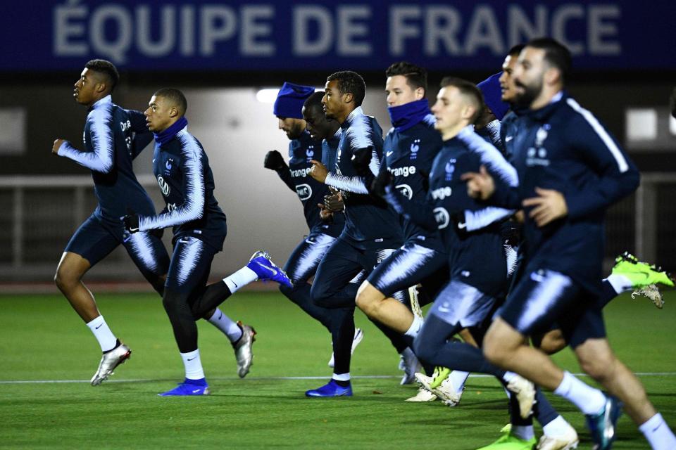 France can guarantee their place in the Nations League semi-finals with a draw in Holland: AFP/Getty Images