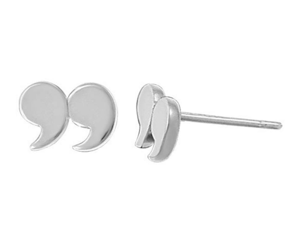 Quotation Mark Earrings