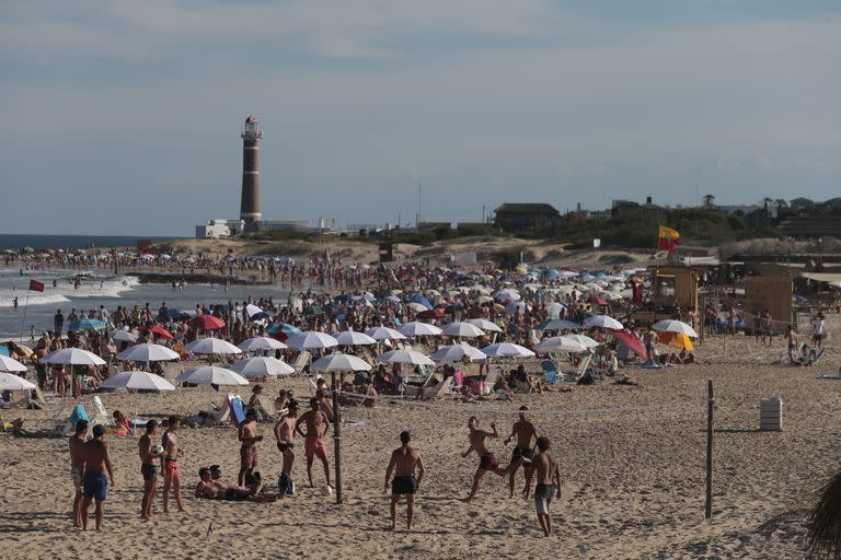 La playa de José Ignacio, en Maldonado. LA NACION / Diego Lima