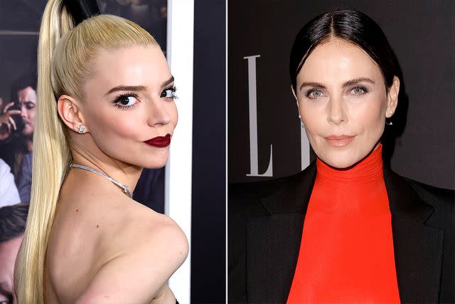 Theo Wargo/Getty; Kevin Winter/Getty Anya Taylor-Joy and Charlize Theron