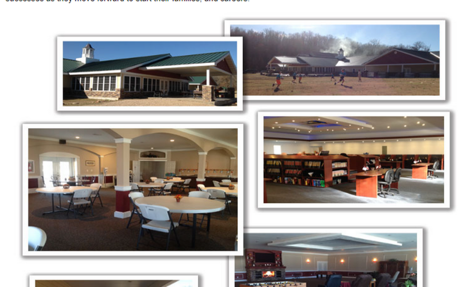 A page on the ABM Ministries website, which has been taken down, included photos of the facility.